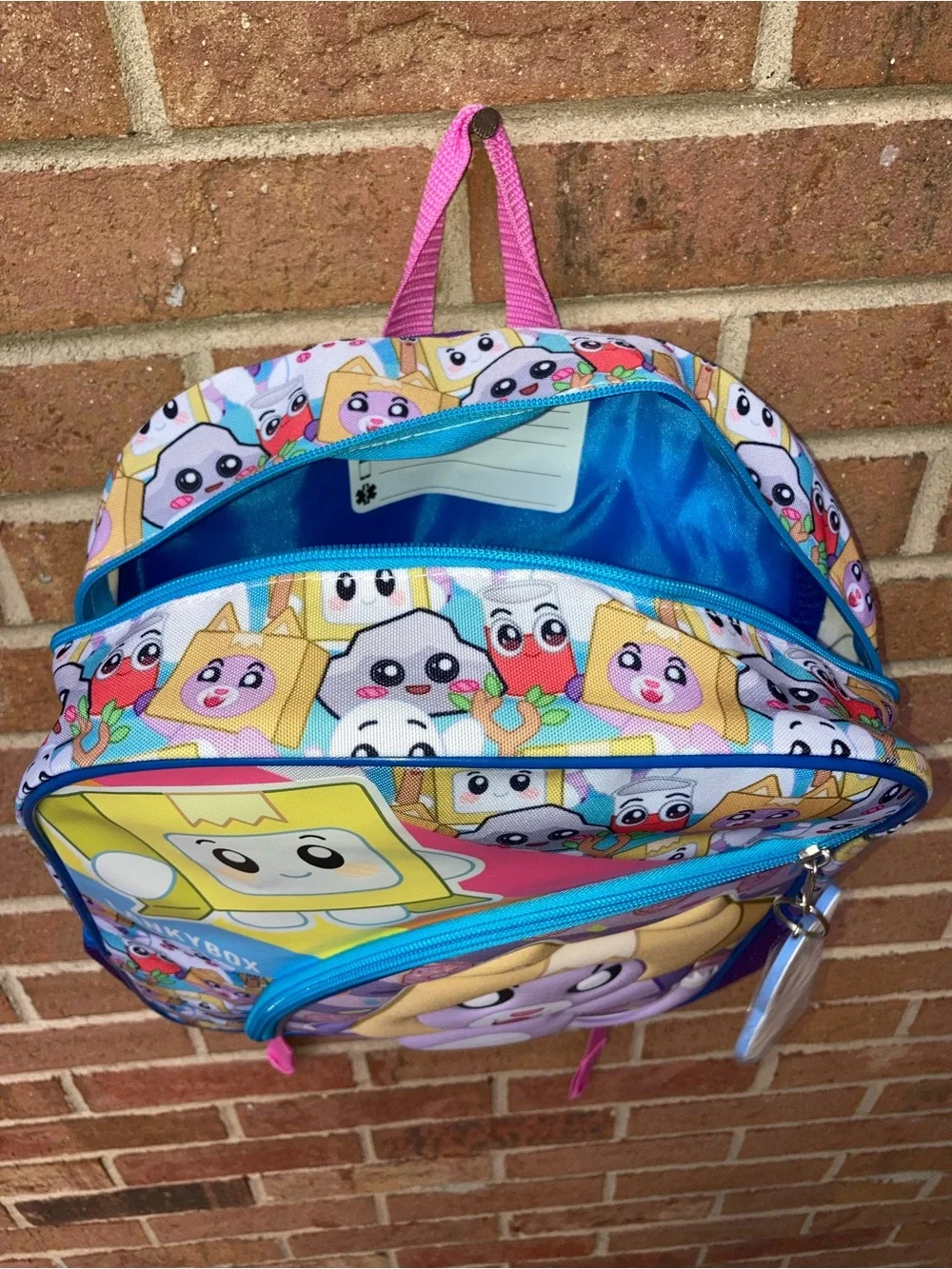 Lankybox Kids Purple Cartoon Gold Star Collection Backpack